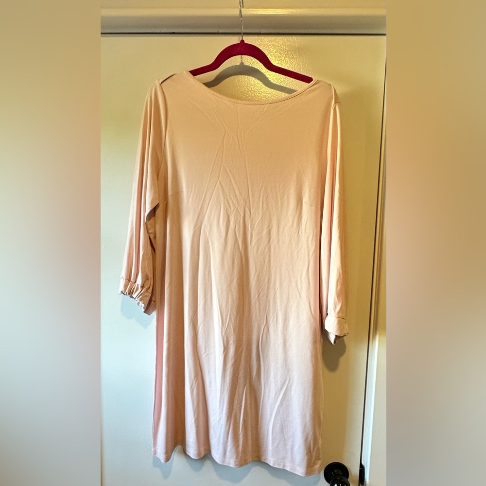 GAP Soft Pink Women's Tunic Dress with zipper back detail